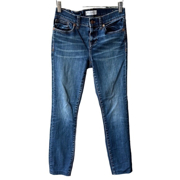 Madewell Jeans Pants Blue Denim Skinny Stretch Preppy Streetwear Casual Size 26 - Picture 1 of 8